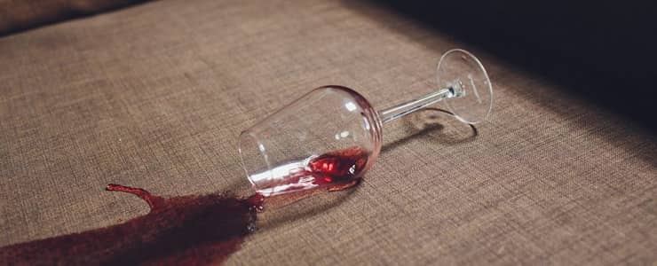 Remove Red Wine Stains from The Sofa